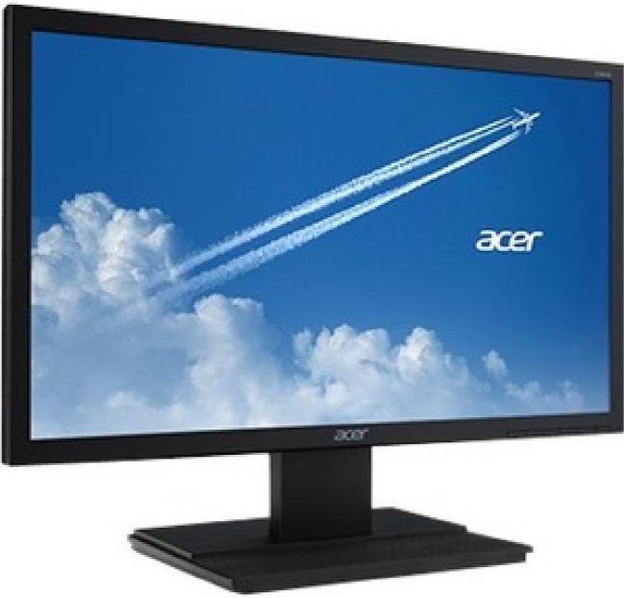 Acer V206HQL A 19.5" HD+ LED LCD Monitor - 16:9 - Black - Twisted Nematic Film (TN Film) - 1600 x 900 - 16.7 Million Colors - 200 Nit - 5 ms - 60 Hz Refresh Rate - HDMI - VGA