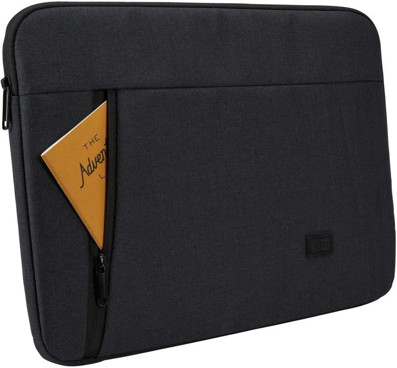 Alt view image 6 of 20 - Case Logic Huxton Carrying Case (Sleeve) for 15.6" Notebook - Black - Polyester - 11.6" Height x 15.7" Width x 1.2" Depth