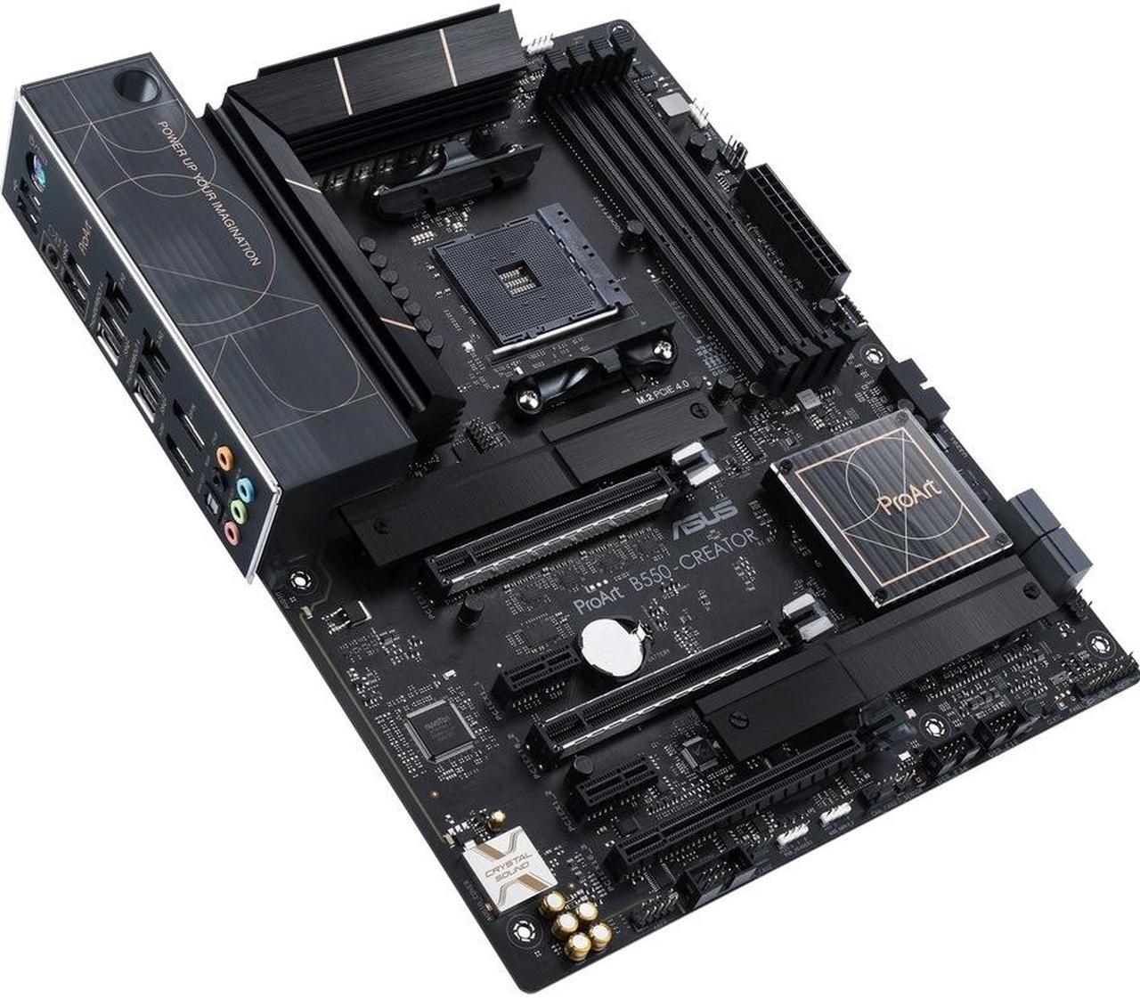 Alt view image 5 of 7 - ASUS ProArt B550-CREATOR AM4 AMD B550 USB 3.0 HDMI ATX AMD Motherboard