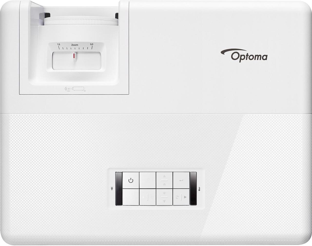 Alt view image 4 of 20 - Optoma ZW400 3D DLP Projector - 16:10 - 1280 x 800 - Front, Ceiling, Rear - 720p - 20000 Hour Normal Mode - 30000 Hour Economy Mode - WXGA - 250,000:1 - 4000 lm - HDMI - USB