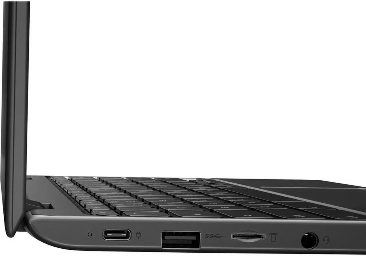 Alt view image 8 of 9 - Lenovo 100e Chromebook 2nd Gen 81MA0022US 11.6" Rugged Chromebook - HD - 1366 x 768 - Intel Celeron N4020 Dual-core (2 Core) 1.10 GHz - 4 GB RAM - 32 GB Flash Memory - Black