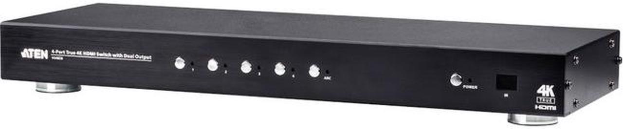 Main image of Aten 4-Port True 4K HDMI Switch with Dual Output VS482B - 4096 x 2160 - 4K - 4 x 2 - 2 x HDMI Out