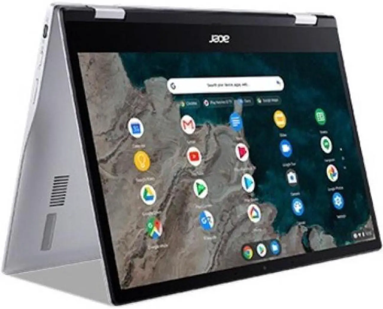 Alt view image 7 of 19 - Acer Chromebook Spin 513 R841LT R841LT-S6DJ 13.3" Touchscreen 2 in 1 Chromebook - Full HD - 1920 x 1080 - ARM Kryo 468 Octa-core (8 Core) 2.40 GHz - 8 GB RAM - 128 GB Flash Memory - Qualcomm SC71