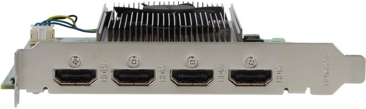 Alt view image 2 of 8 - VisionTek AMD Radeon RX 550 4GB GDDR5 4xHDMI Graphics Card 901459