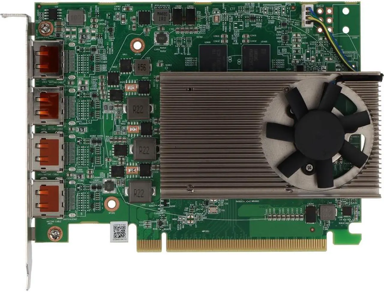 Alt view image 4 of 20 - VisionTek AMD Radeon RX 550 4GB GDDR5 4xDisplayPort Graphics Card 901458