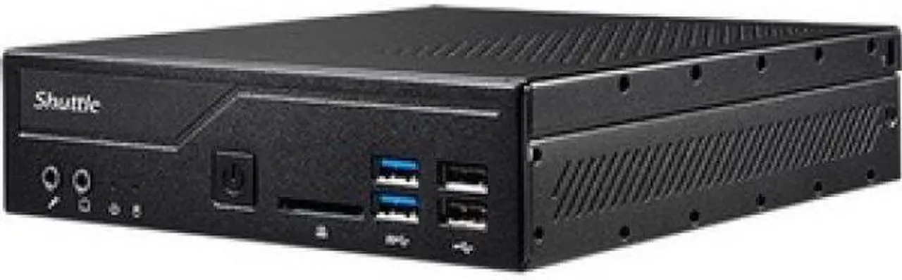Main image of Shuttle XPC slim DH410 Barebone System Slim PC - Socket LGA-1200 - 1 x Processor Support - Intel H410 Chip - 64 GB DDR4 SDRAM DDR4-2933/PC4-23466 Maximum RAM Support - 2 Total Memory Slots - Serial AT