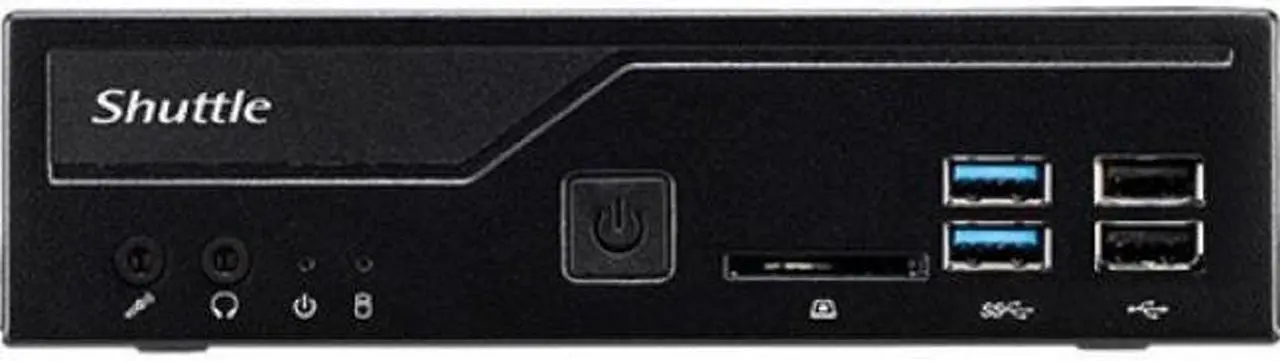 Alt view image 3 of 20 - Shuttle XPC slim DH410 Barebone System Slim PC - Socket LGA-1200 - 1 x Processor Support - Intel H410 Chip - 64 GB DDR4 SDRAM DDR4-2933/PC4-23466 Maximum RAM Support - 2 Total Memory Slots - Serial AT