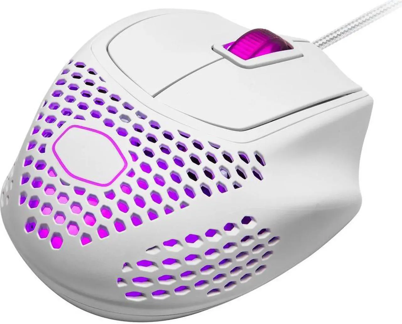 Alt view image 13 of 16 - Cooler Master MM720 Matte White Mouse RGB