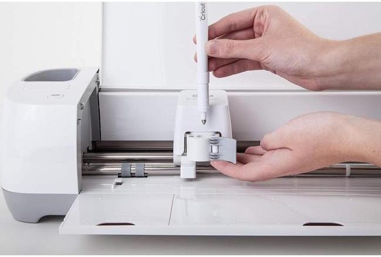 Alt view image 2 of 2 - Cricut Scoring Stylus - Scores fold lines - White/Lilac - For use with Cricut Explore and Maker machines - Use with paper, cardstock, and other materials - Stylus/cutting blade