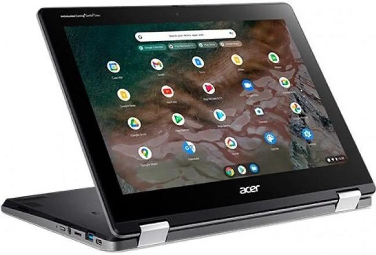Alt view image 8 of 20 - Acer Chromebook Spin 512 R853TA R853TA-P3R1 12" Touchscreen 2 in 1 Chromebook - HD+ - 1366 x 912 - Intel Pentium Silver N6000 Quad-core (4 Core) 1.10 GHz - 8 GB RAM - 64 GB Flash Memory - Chrome