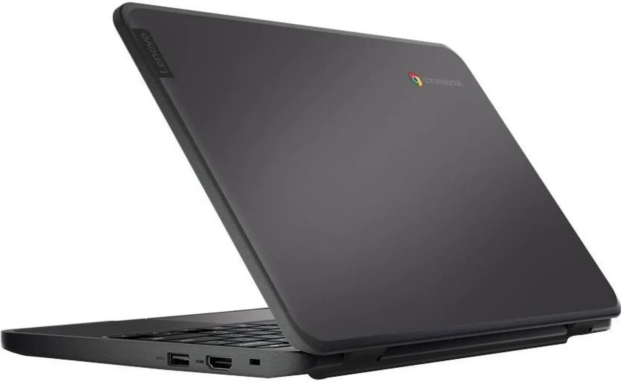 Alt view image 6 of 20 - Lenovo Chromebook 100e Gen 3 82J70001US 11.6" Rugged Chromebook - HD - 1366 x 768 - AMD 3015Ce Dual-core (2 Core) 1.20 GHz - 4 GB RAM - 32 GB Flash Memory - Gray - AMD Chip - Chrome OS - AMD Rade