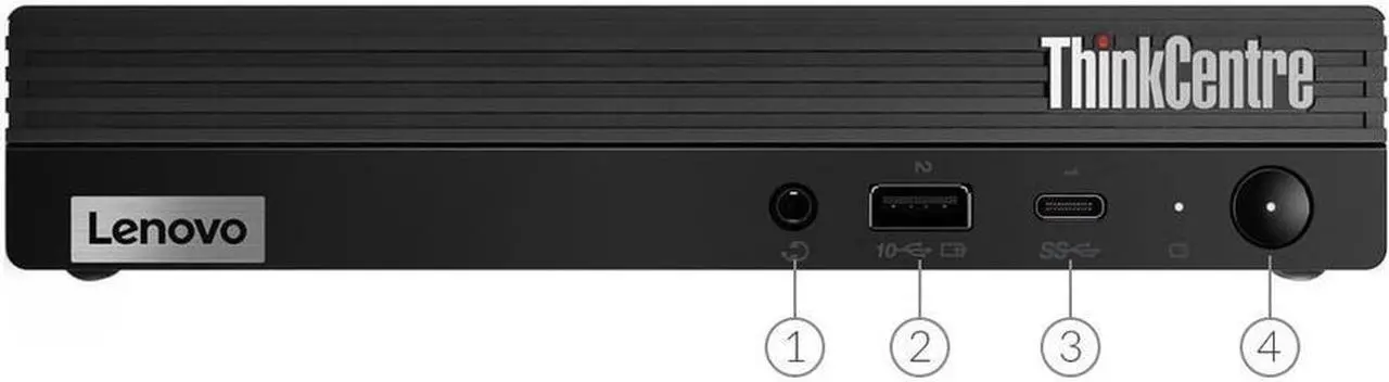 Alt view image 5 of 10 - Lenovo ThinkCentre M70q Gen 2 11MY000TUS Desktop Computer - Intel Core i3 10th Gen I3-10105T Quad-core (4 Core) 3 GHz - 8 GB RAM DDR4 SDRAM - 128 GB M.2 PCI Express NVMe SSD - Tiny - Black - Intel B56