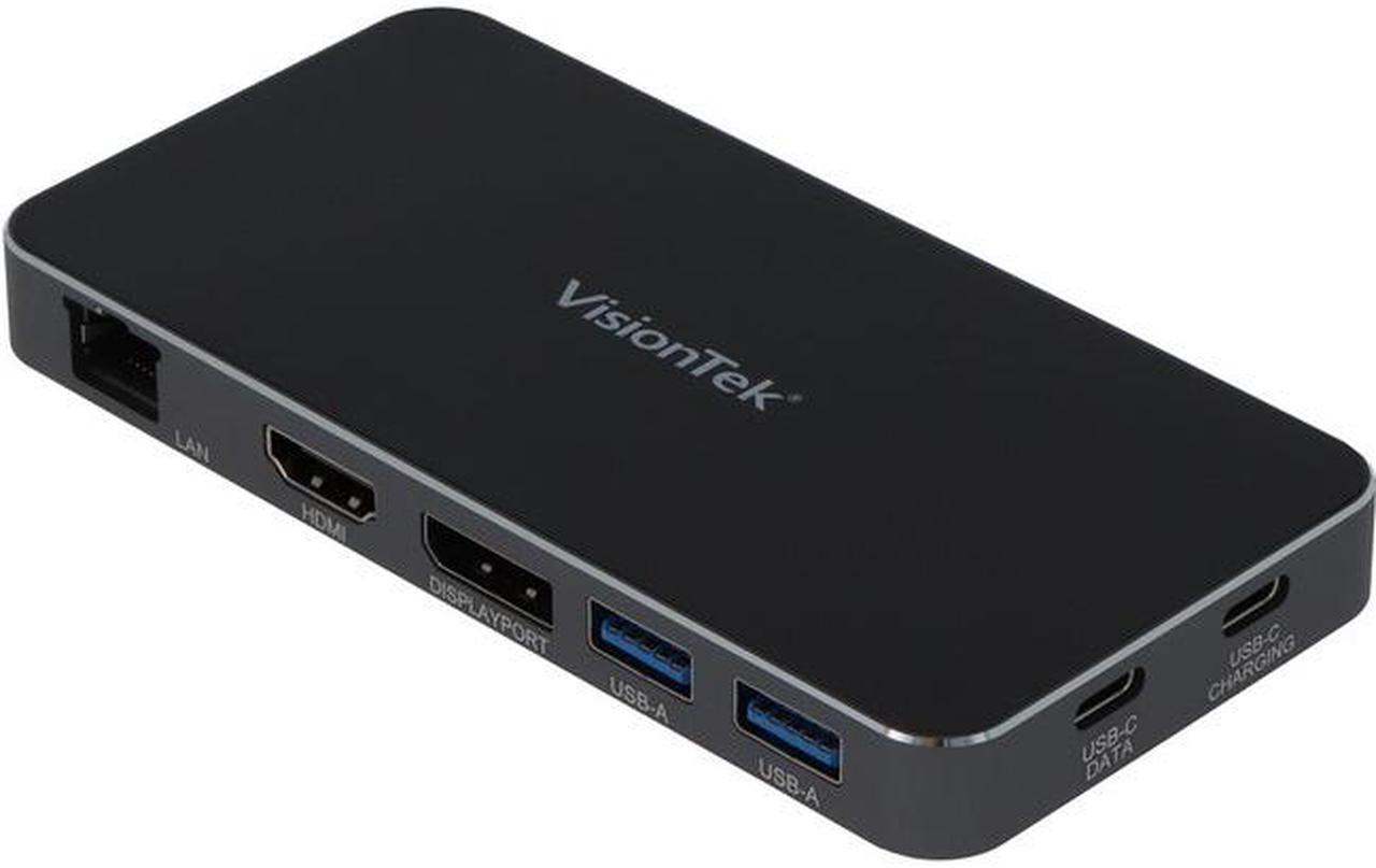 VisionTek VT400 Dual Display USB-C Docking Station with Power Passthrough 901469