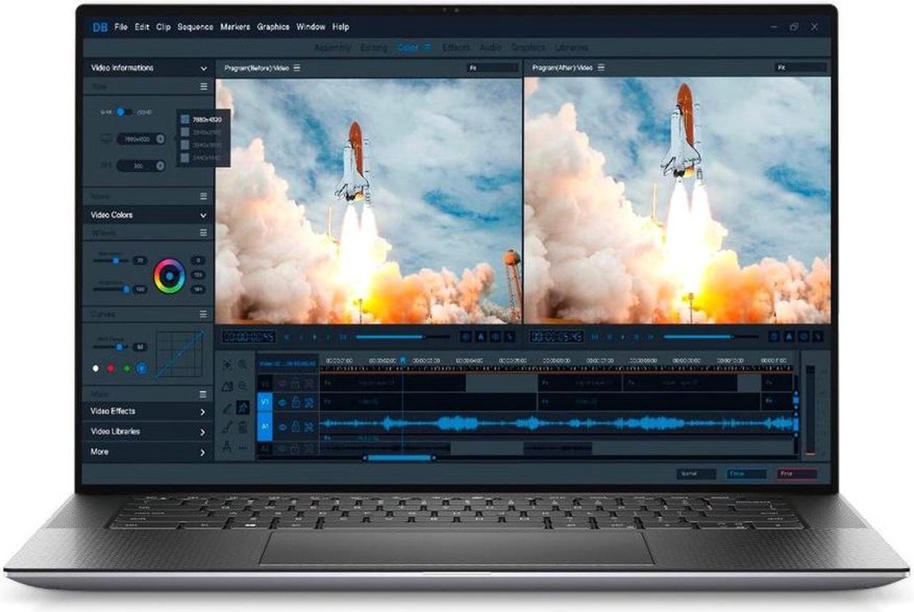 Alt view image 2 of 18 - Dell Precision 5000 5560 15.6" Mobile Workstation - Full HD Plus - 1920 x 1200 - Intel Core i7 11th Gen i7-11850H Octa-core (8 Core) 2.50 GHz - 16 GB RAM - 512 GB SSD - Aluminum Titan Gray - Inte
