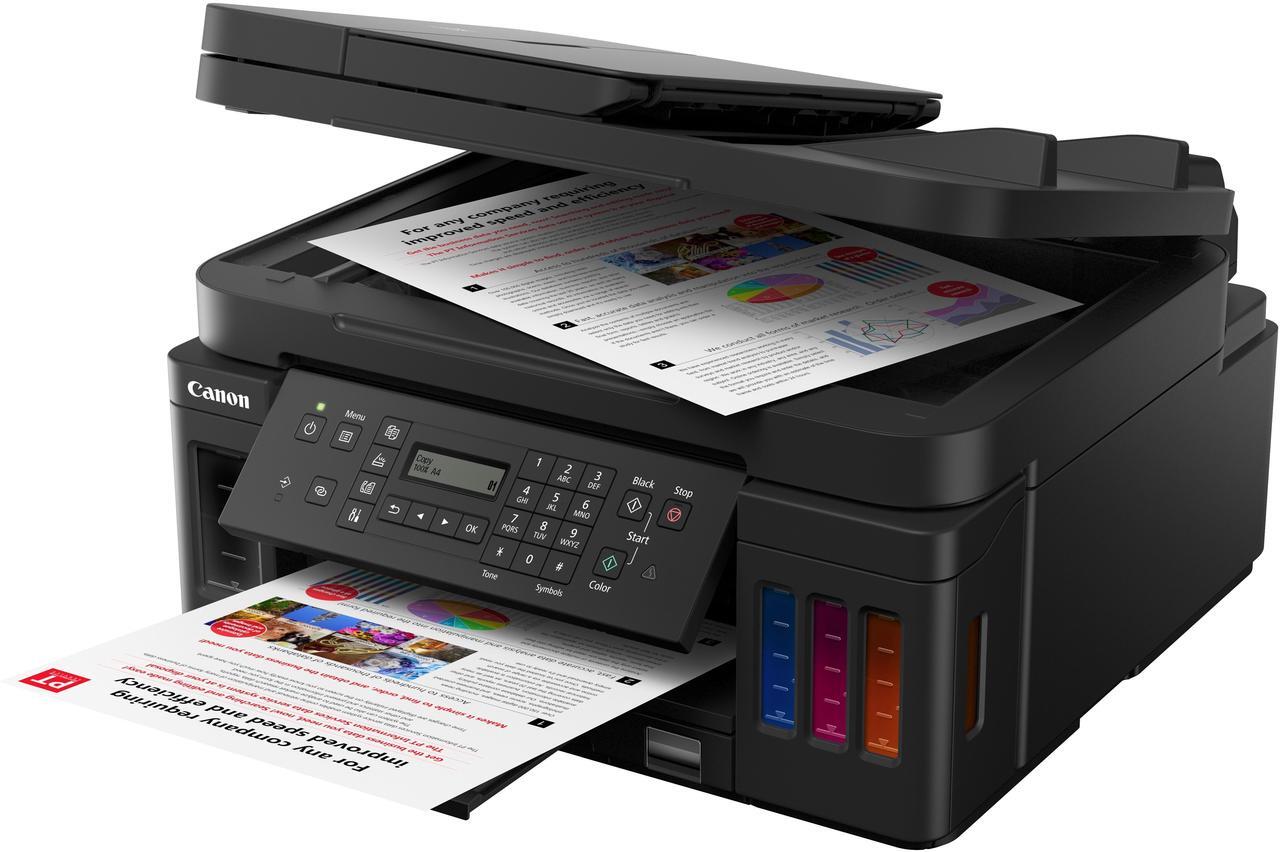 Alt view image 10 of 20 - Canon PIXMA G7020 Wireless MegaTank All-in-One Printer