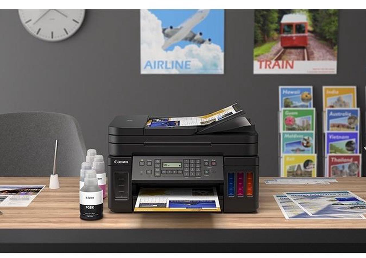 Alt view image 11 of 20 - Canon PIXMA G7020 Wireless MegaTank All-in-One Printer