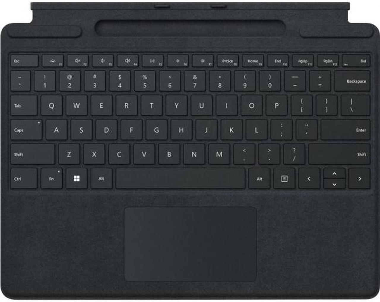 Alt view image 5 of 13 - Microsoft 8XA-00001 Surface Pro Signature Keyboard Black