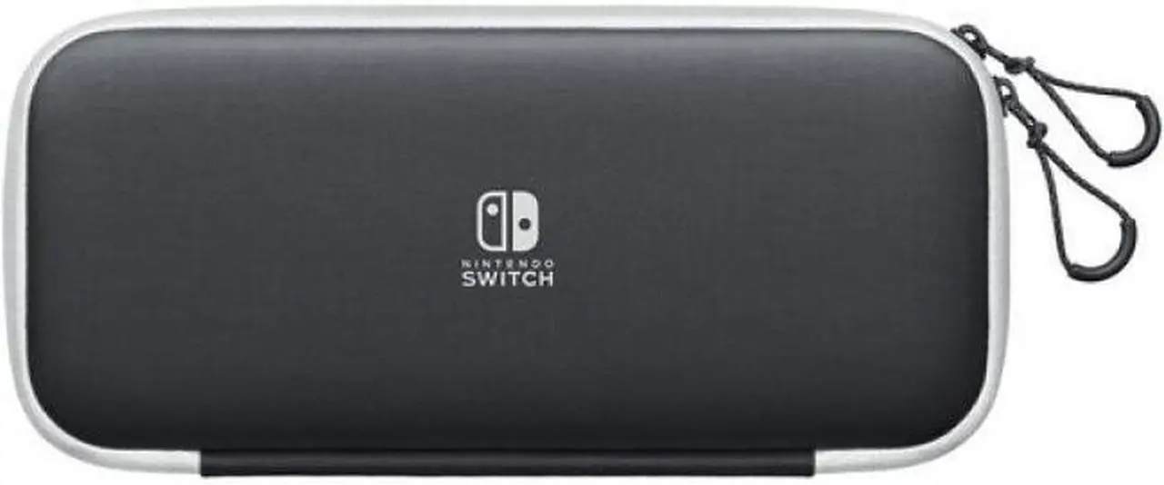 Alt view image 7 of 20 - Nintendo Switch Carrying Case & Screen Protector - Black and White