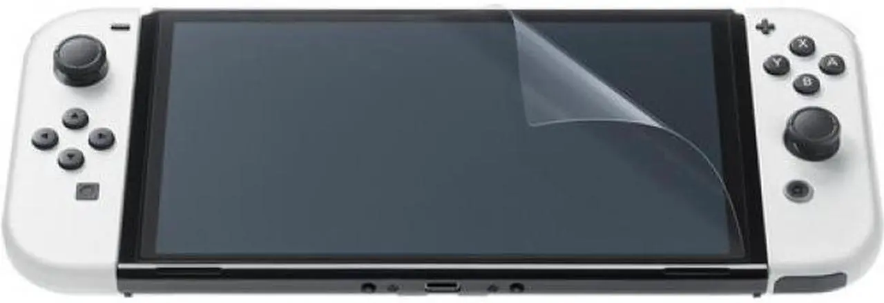 Alt view image 8 of 20 - Nintendo Switch Carrying Case & Screen Protector - Black and White