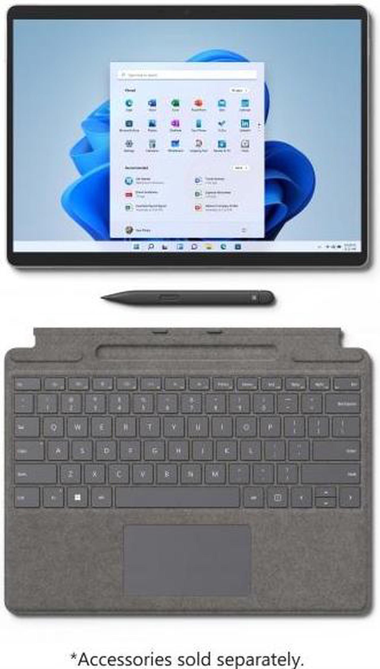 Alt view image 4 of 10 - Microsoft Surface Pro 8 Intel Core i7-1185G7 32GB Memory 1 TB SSD Intel Iris Xe Graphics 13.0" 10 point multi-touch 2880 x 1920 Detachable 2-in-1 Laptop Windows 11 Home EFH-00001
