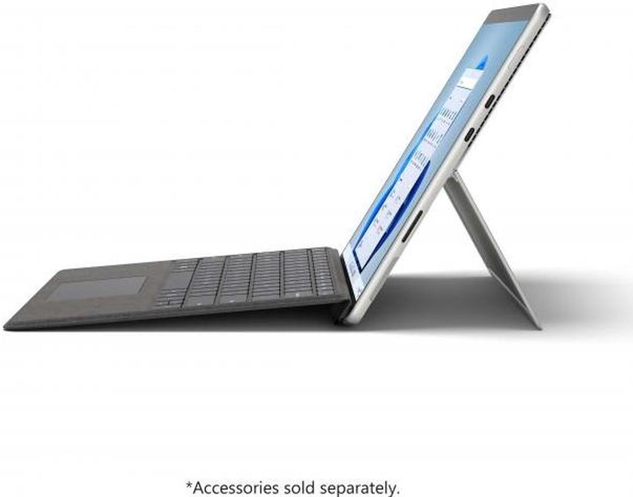 Alt view image 5 of 10 - Microsoft Surface Pro 8 Intel Core i7-1185G7 32GB Memory 1 TB SSD Intel Iris Xe Graphics 13.0" 10 point multi-touch 2880 x 1920 Detachable 2-in-1 Laptop Windows 11 Home EFH-00001