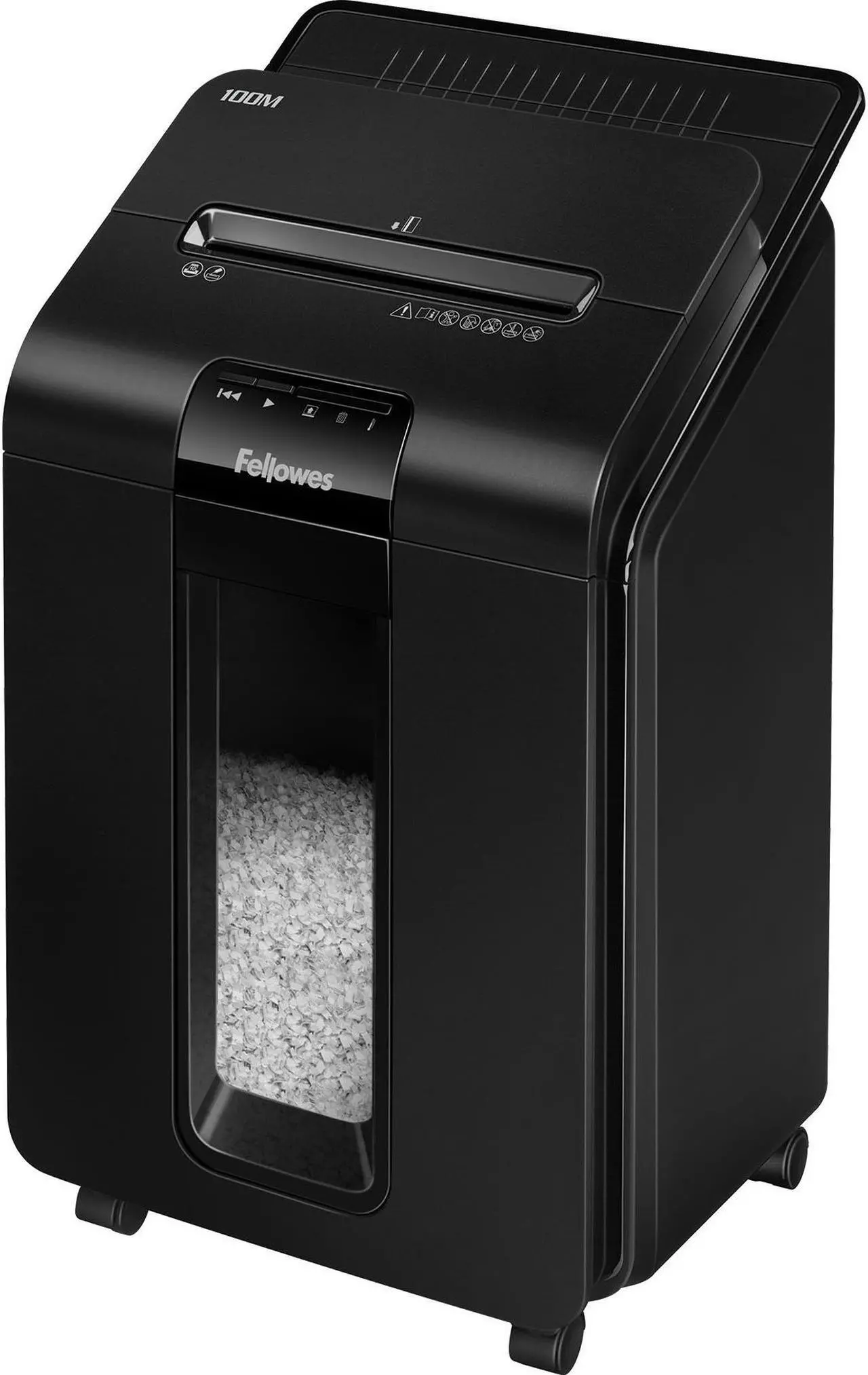 Alt view image 10 of 20 - Fellowes Auto Feed Micro-Cut Shredder, 100 Auto/10 Manual Sheet Capacity 4629001