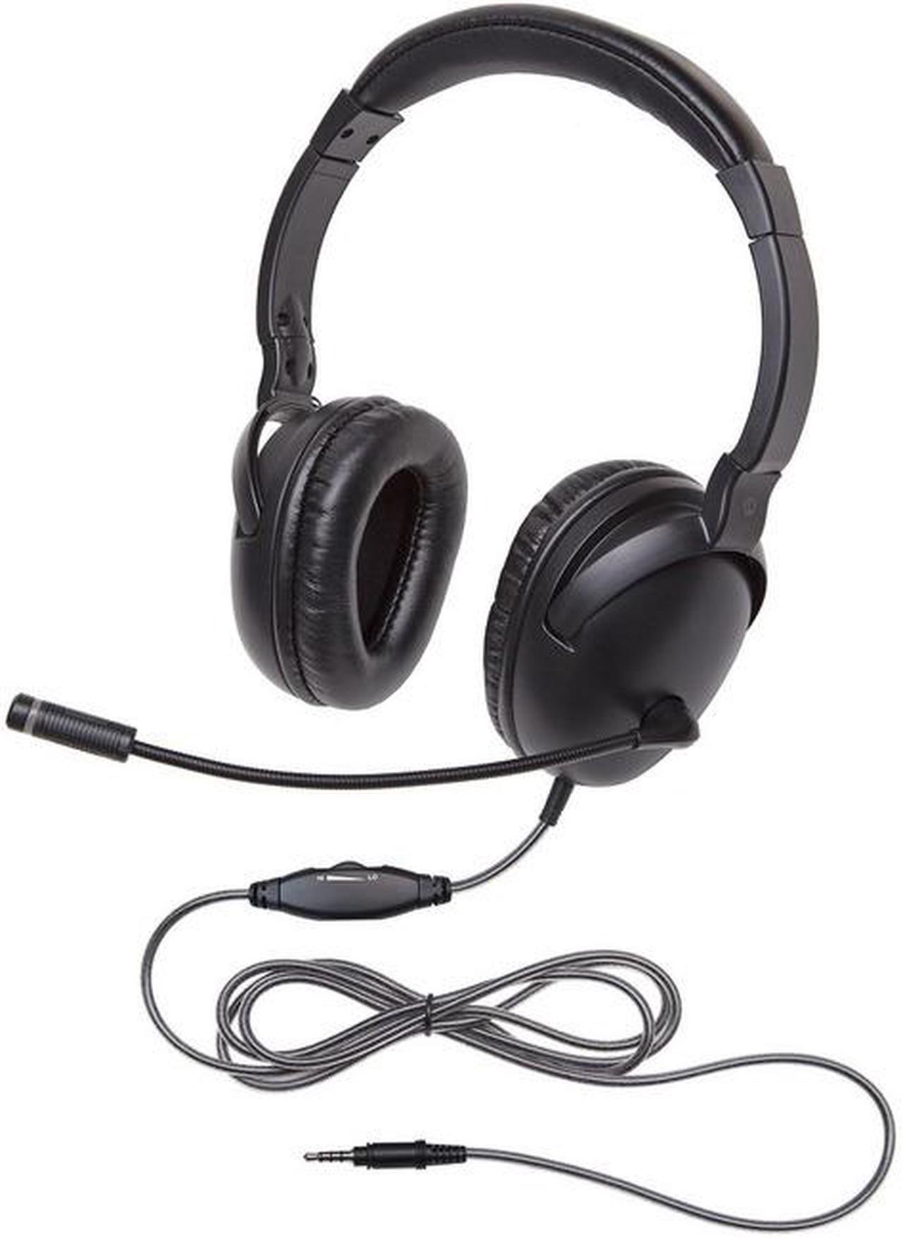 Alt view image 3 of 6 - Califone 1017MT USB NeoTech Plus Headset With Calituff Braided Cord And Volume Control