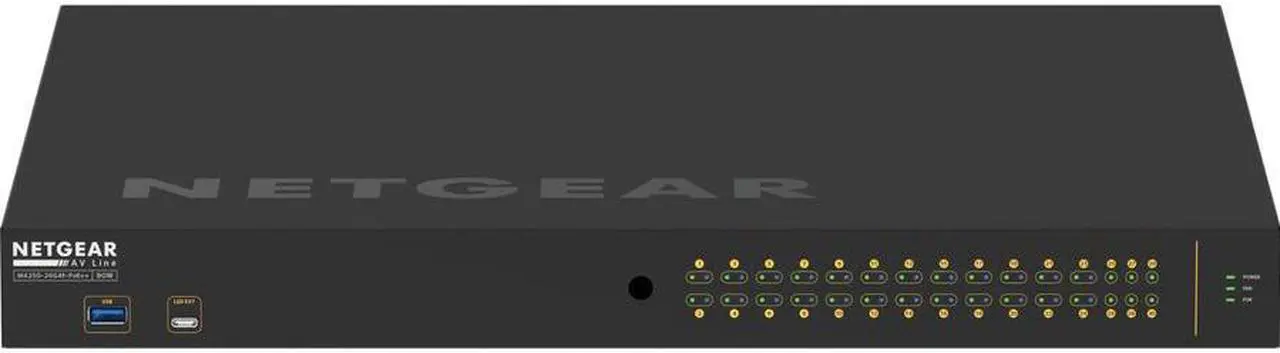 Alt view image 2 of 9 - Netgear M4250-26G4F-PoE++ AV Line Managed Switch GSM4230UP100NAS