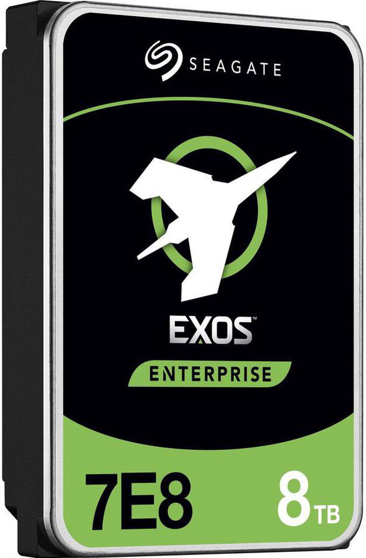 Seagate Exos 7E8 ST8000NM000A 8TB 7200 RPM 256MB Cache SATA 6.0Gb/s 3.5" Hard Drives Bare Drive