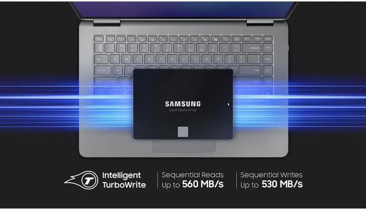 Alt view image 4 of 18 - Samsung 870 EVO 4 TB Solid State Drive - 2.5" Internal - SATA (SATA/600) - Desktop PC, Notebook, Motherboard, Server, Video Recorder Device Supported - 2400 TB TBW - 560 MB/s Maximum Read Transfe