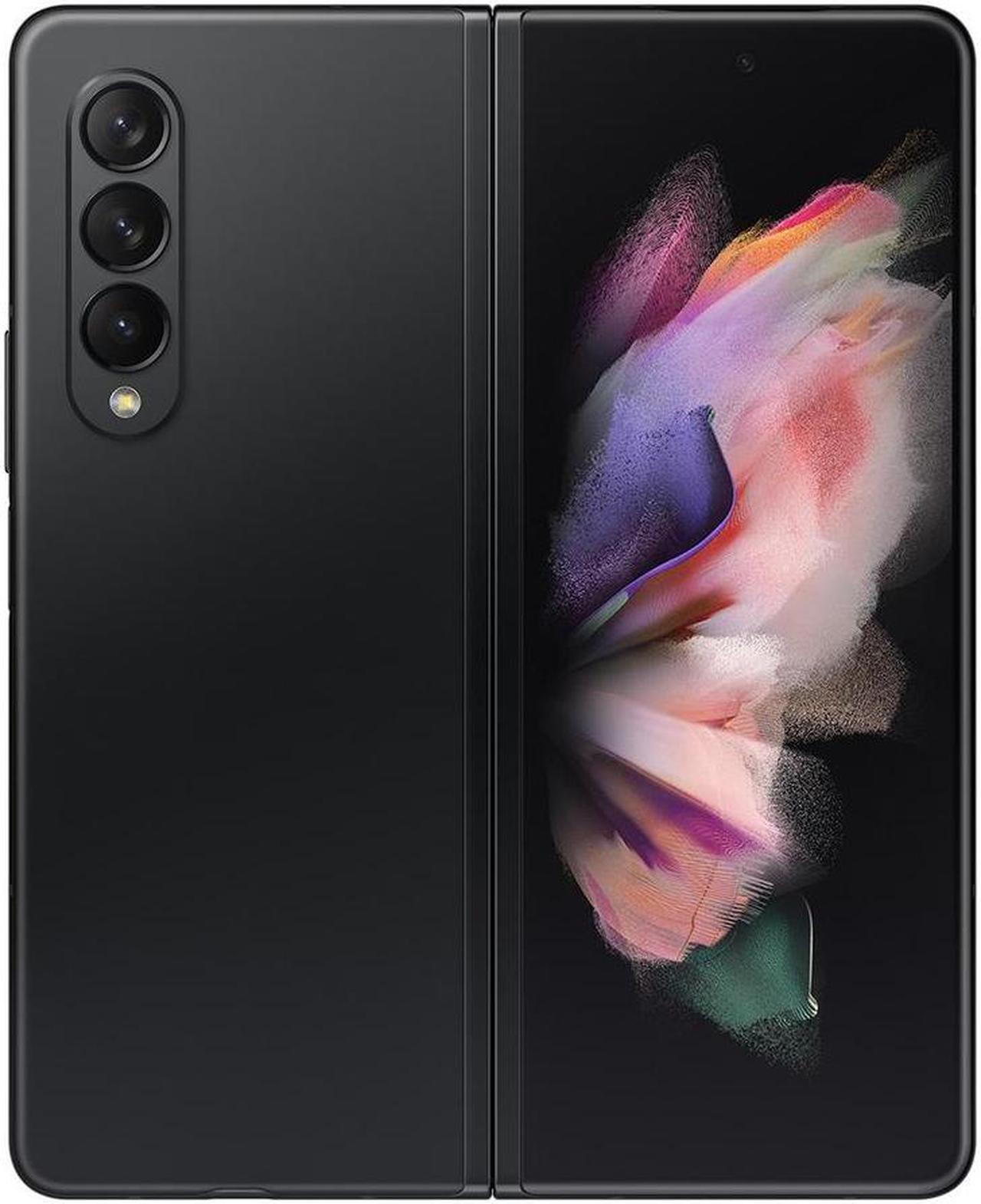 Alt view image 10 of 13 - SAMSUNG Galaxy Z Fold 3 5G Factory Unlocked Android Cell Phone US Version Smartphone Tablet 2-in-1 Foldable Dual Screen Under Display Camera 512GB Storage, Phantom Black