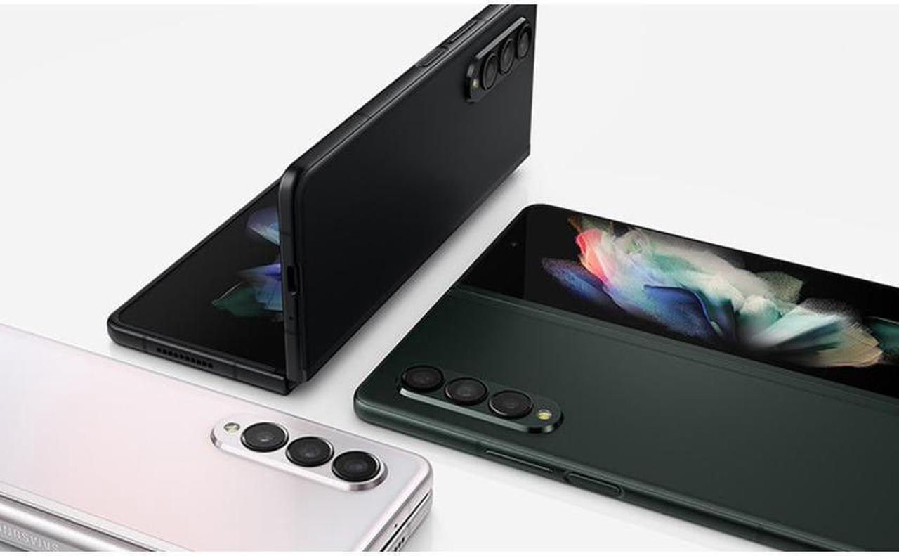 Alt view image 9 of 13 - SAMSUNG Galaxy Z Fold 3 5G Factory Unlocked Android Cell Phone US Version Smartphone Tablet 2-in-1 Foldable Dual Screen Under Display Camera 512GB Storage, Phantom Black