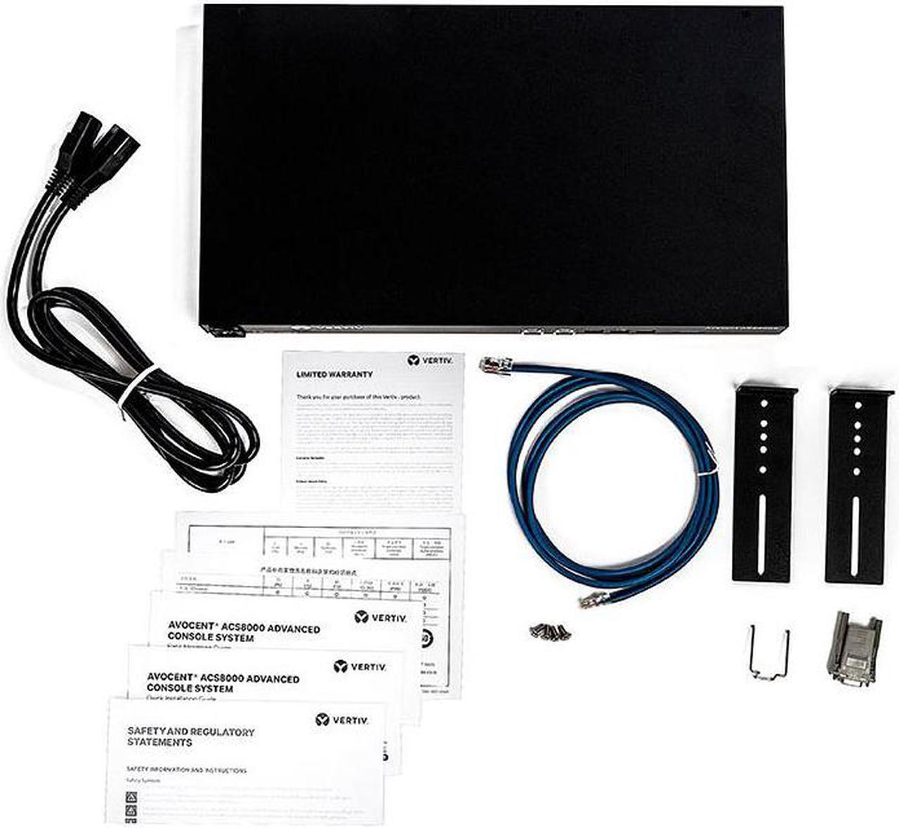 Alt view image 4 of 8 - Avocent ACS8008SAC-400 Acs Advanced Console Server - Console Server - 8 Ports - Gige, Rs-232 - 1U