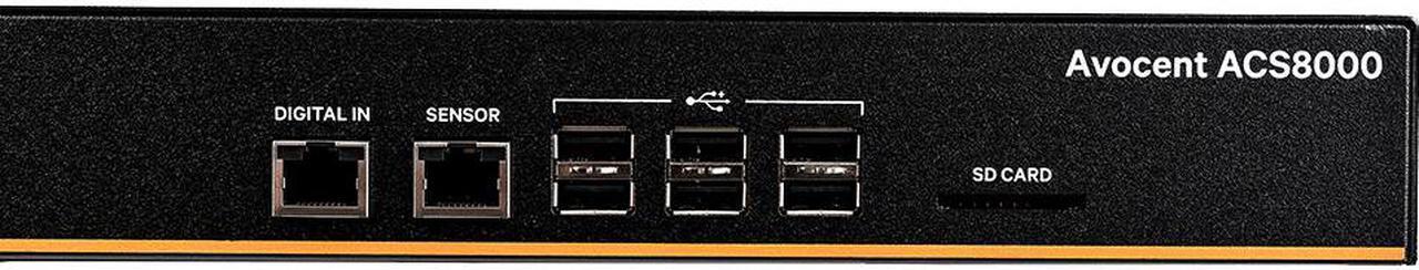 Alt view image 5 of 8 - Avocent ACS8008SAC-400 Acs Advanced Console Server - Console Server - 8 Ports - Gige, Rs-232 - 1U