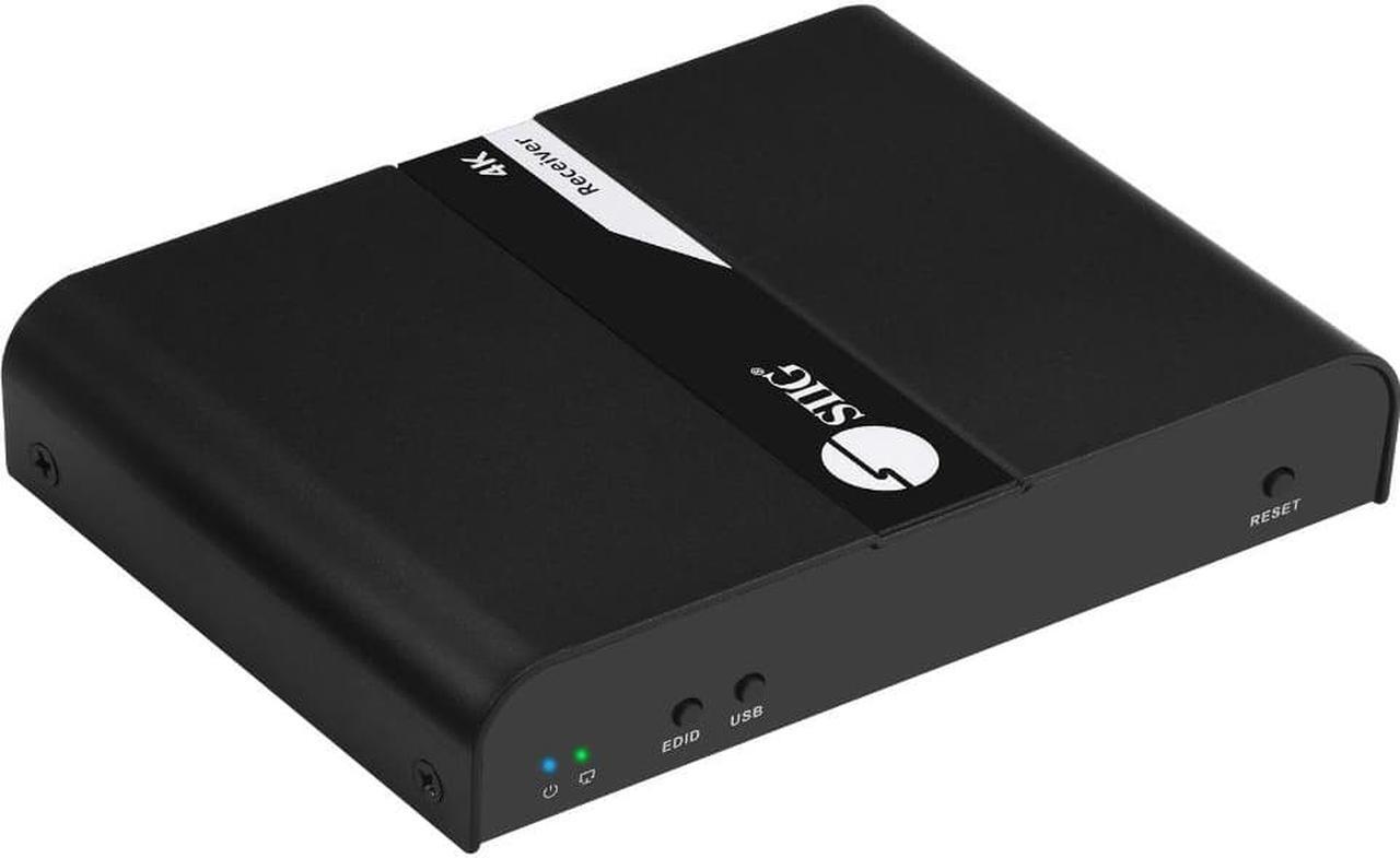 Alt view image 10 of 13 - SIIG HDMI 4K30Hz KVM over Cat 6 Extender Receiver CEH25L11S1