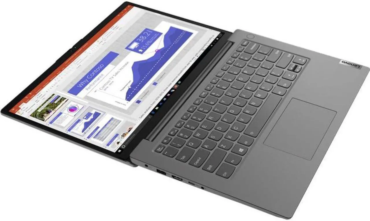 Alt view image 3 of 20 - Lenovo Laptop V14 G2 ALC AMD Ryzen 3 5300U 8GB Memory 256 GB PCIe SSD AMD Radeon Graphics 14.0" Non-Touch Screen Windows 10 Pro 64-bit 82KC004QUS