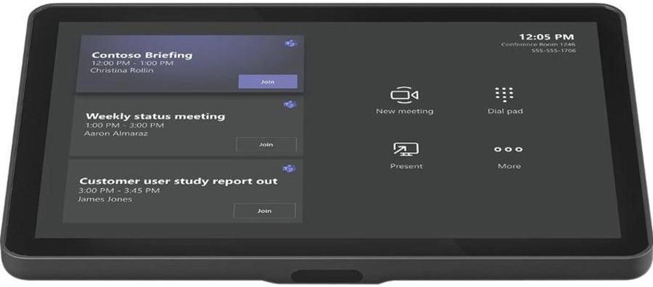 Logitech TAP IP Make Video Meetings Simple to Join with a Network-connected Touch Controller - Graphite