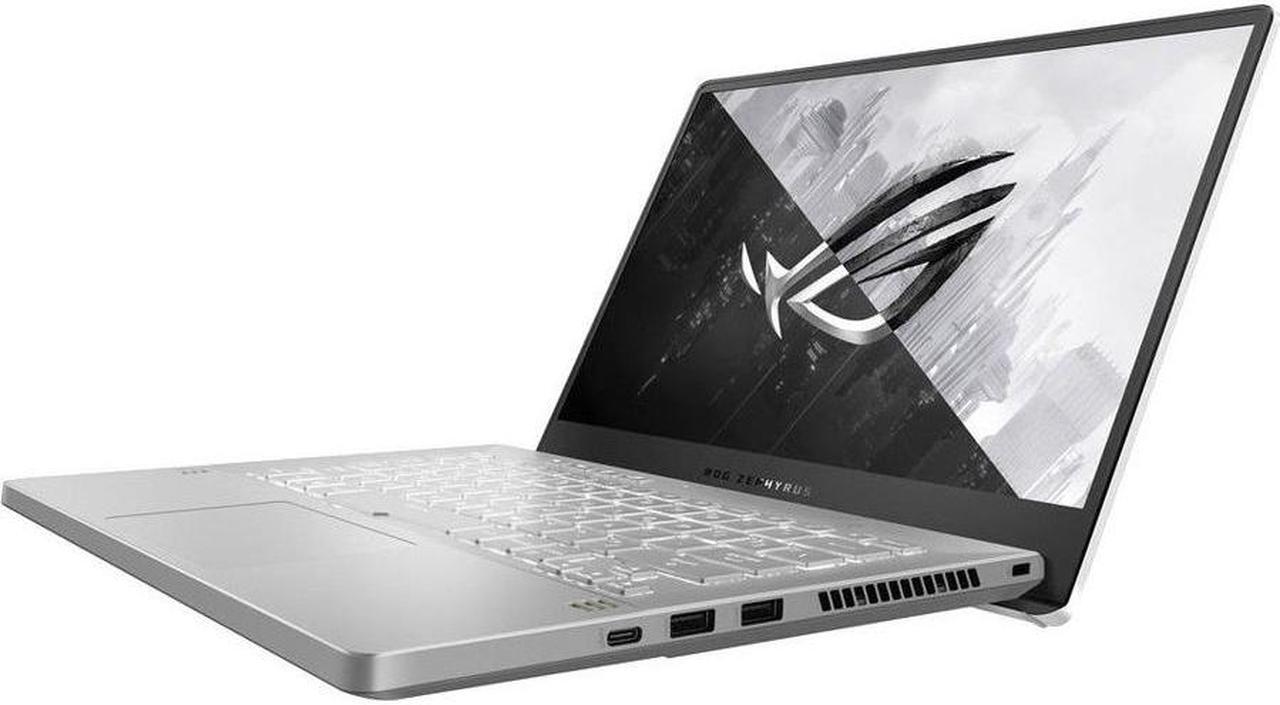 Alt view image 8 of 9 - Asus ROG Zephyrus G14 GA401 GA401QM-XS98Q-WH 14" Gaming Notebook - WQHD - 2560 x 1440 - AMD Ryzen 9 5900HS 3.10 GHz - 32 GB Total RAM - 1 TB SSD - Moonlight White