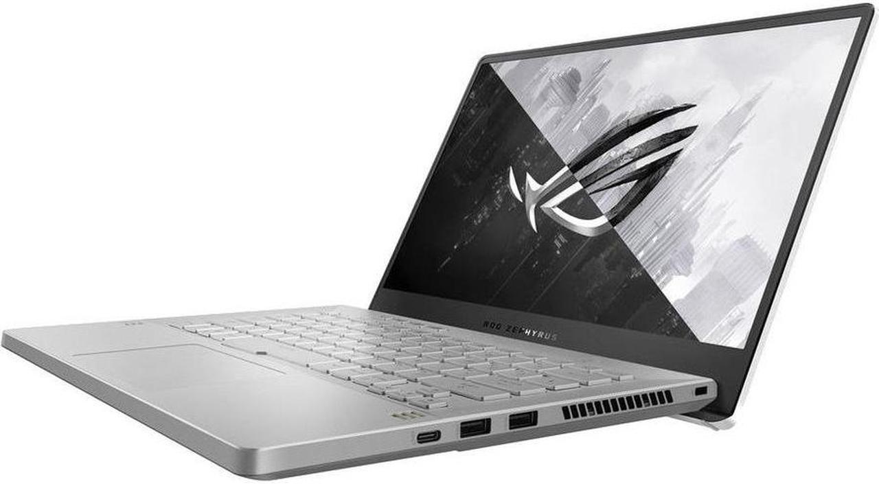 Alt view image 9 of 9 - Asus ROG Zephyrus G14 GA401 GA401QM-XS98Q-WH 14" Gaming Notebook - WQHD - 2560 x 1440 - AMD Ryzen 9 5900HS 3.10 GHz - 32 GB Total RAM - 1 TB SSD - Moonlight White