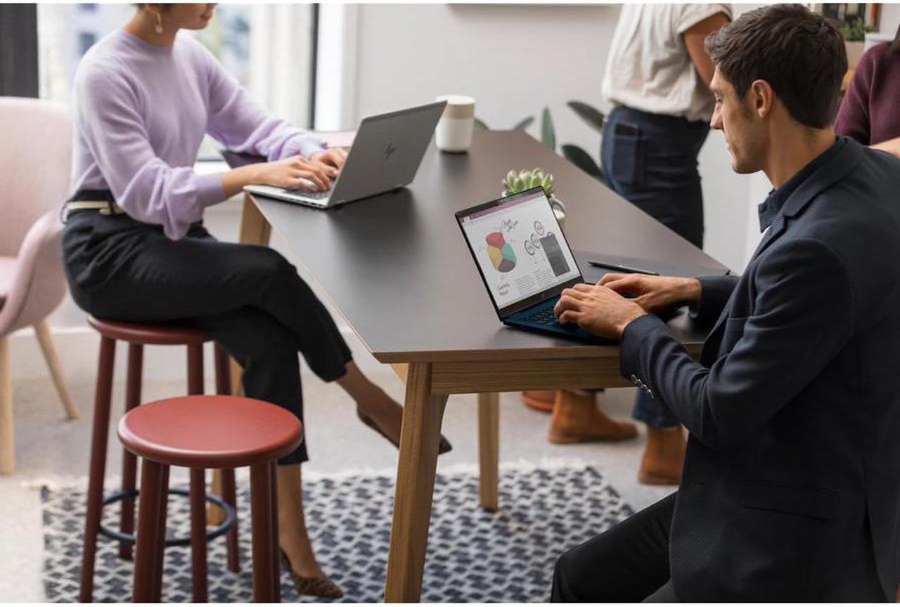 Alt view image 6 of 15 - HP EliteBook 845 G8 14" Touchscreen Notebook - Full HD - 1920 x 1080 - AMD Ryzen 5 PRO 3rd Gen 5650U Hexa-core (6 Core) 2.30 GHz - 16 GB RAM - 256 GB SSD - AMD Chip - Windows 10 Pro - AMD Radeon