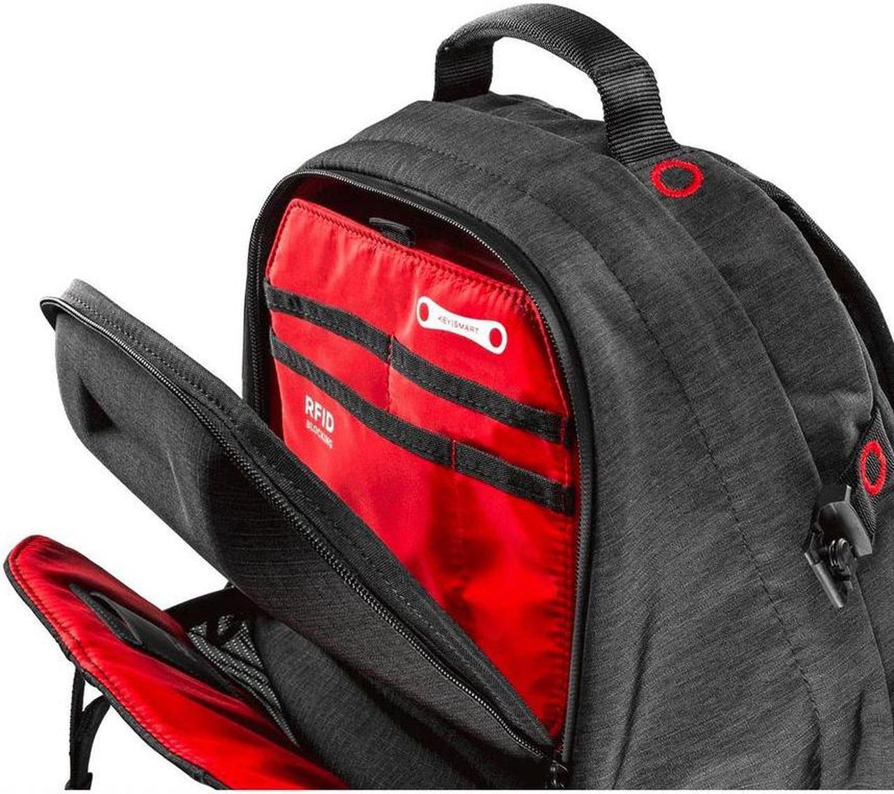 Alt view image 11 of 15 - Keysmart Urban 21 Commuter Backpack - Black
