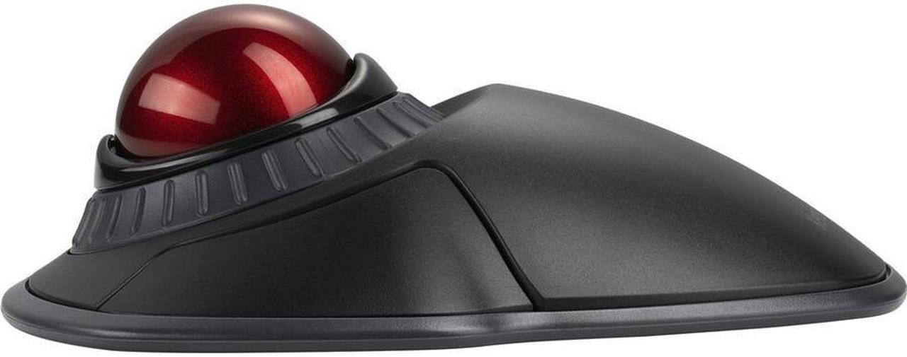 Alt view image 4 of 20 - Kensington Orbit Wireless Trackball with Scroll Ring - Black - Optical - Wireless - Bluetooth - 2.40 GHz - Black, Red - 1600 dpi - Scroll Ring, Scroll Ball - Symmetrical