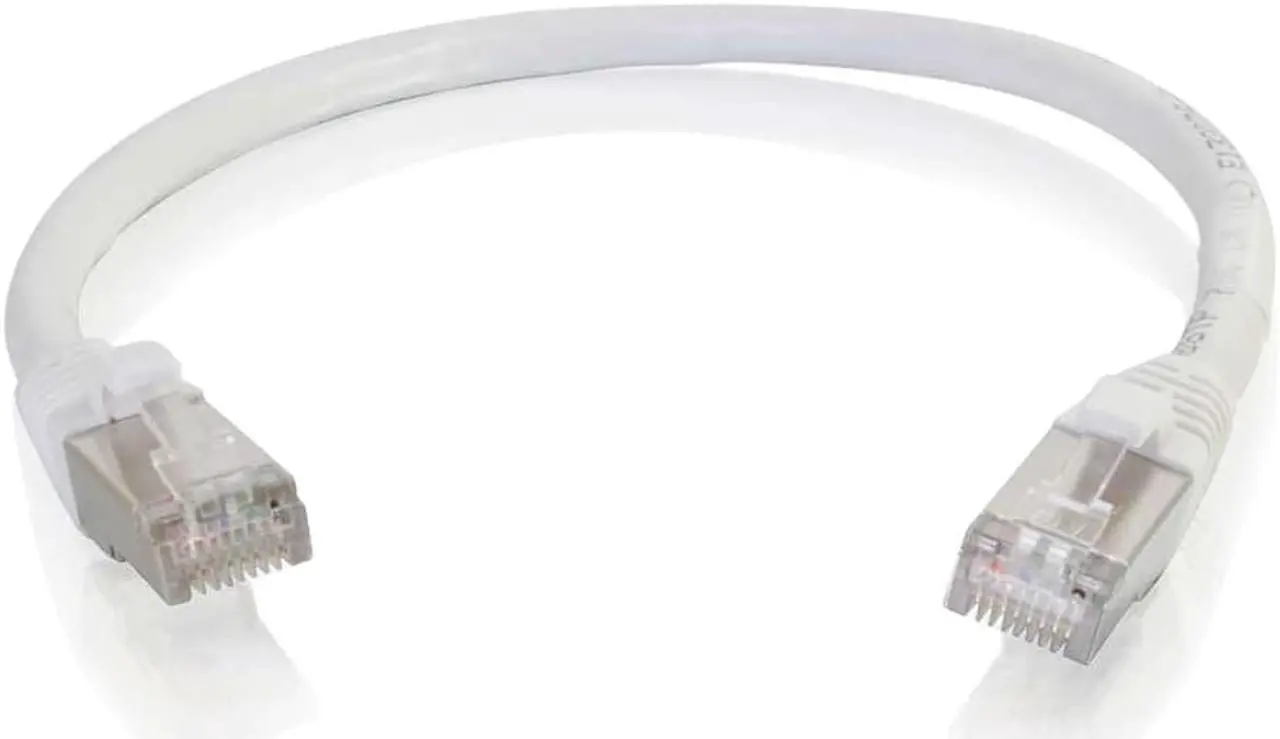 Alt view image 7 of 8 - Cables to Go C2G / Cables to Go 00987 Cat6 Snagless Shielded (STP) Network Patch Cable, White (6-Inch)