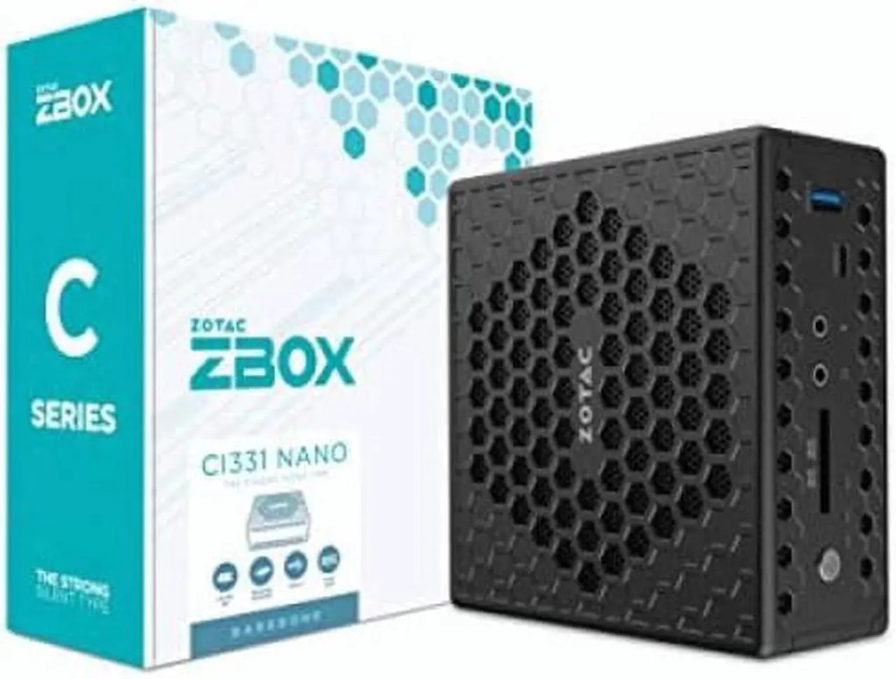 Alt view image 10 of 12 - ZOTAC ZBOX CI331 nano Fanless Silent Mini PC Intel N5100, Intel UHD Graphics, HDMI, VGA, DisplayPort , No Memory/Storage/OS Barebones System, ZBOX-CI331NANO-U