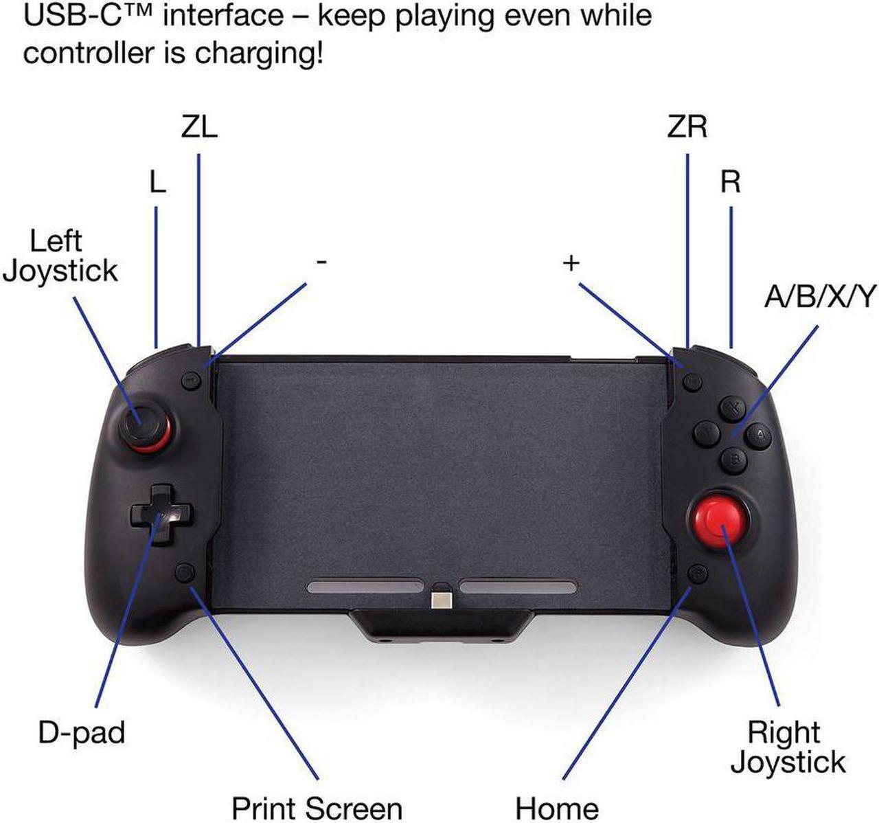Alt view image 9 of 16 - Pro Controller Grip for Switch