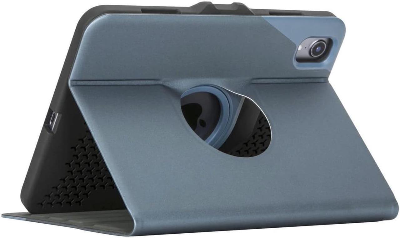 Alt view image 8 of 9 - Targus VersaVu THZ91402GL Carry Case for Select 8.3" Apple iPad Mini Tablet Blue