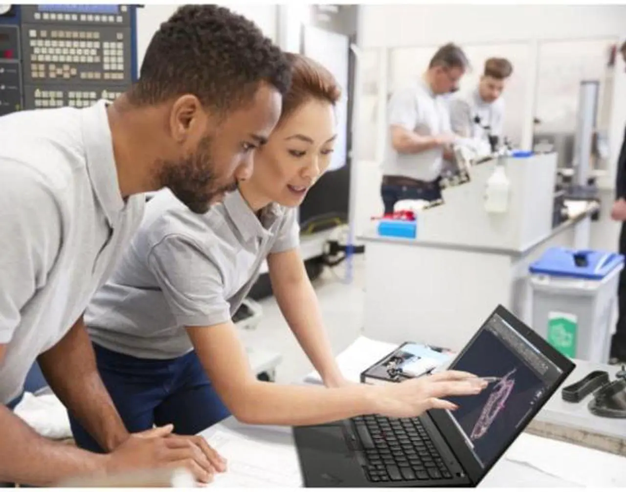 Alt view image 2 of 13 - Lenovo ThinkPad P14s Gen 2 (Intel) Mobile Workstation Intel Core i7-1165G7 16GB Memory 512 GB PCIe SSD 14.0" 10-point Multi-touch Windows 11 Pro 64-bit 20VX00FTUS