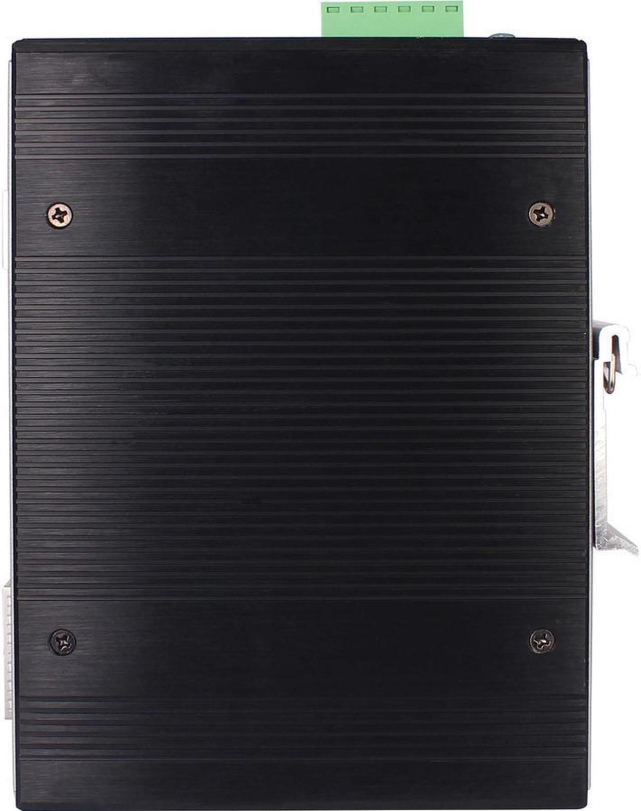 Alt view image 2 of 20 - Tripp Lite NGI-M08C4POE8-2 Managed 8-Port Managed Industrial Gigabit Ethernet Switch - Layer 2, 1 Gbps, PoE+ 30W, 4 GbE SFP Ports