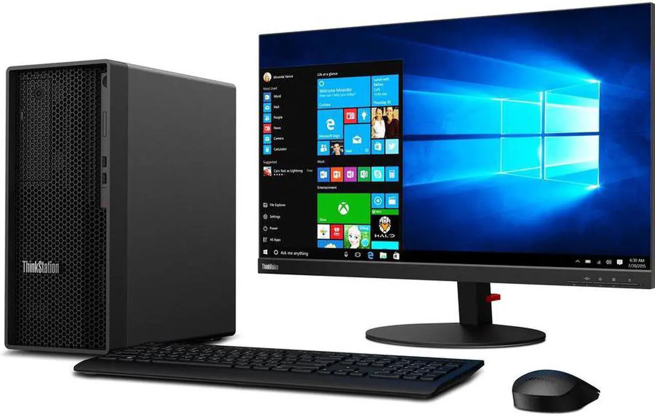 Alt view image 3 of 15 - Lenovo ThinkStation P350 30E30079US Workstation - 1 x Intel Core i9 Octa-core (8 Core) i9-11900 11th Gen 2.50 GHz - 32 GB DDR4 SDRAM RAM - 1 TB SSD - Tower - Intel W580 Chip - Windows 10 Pro 64-bit -