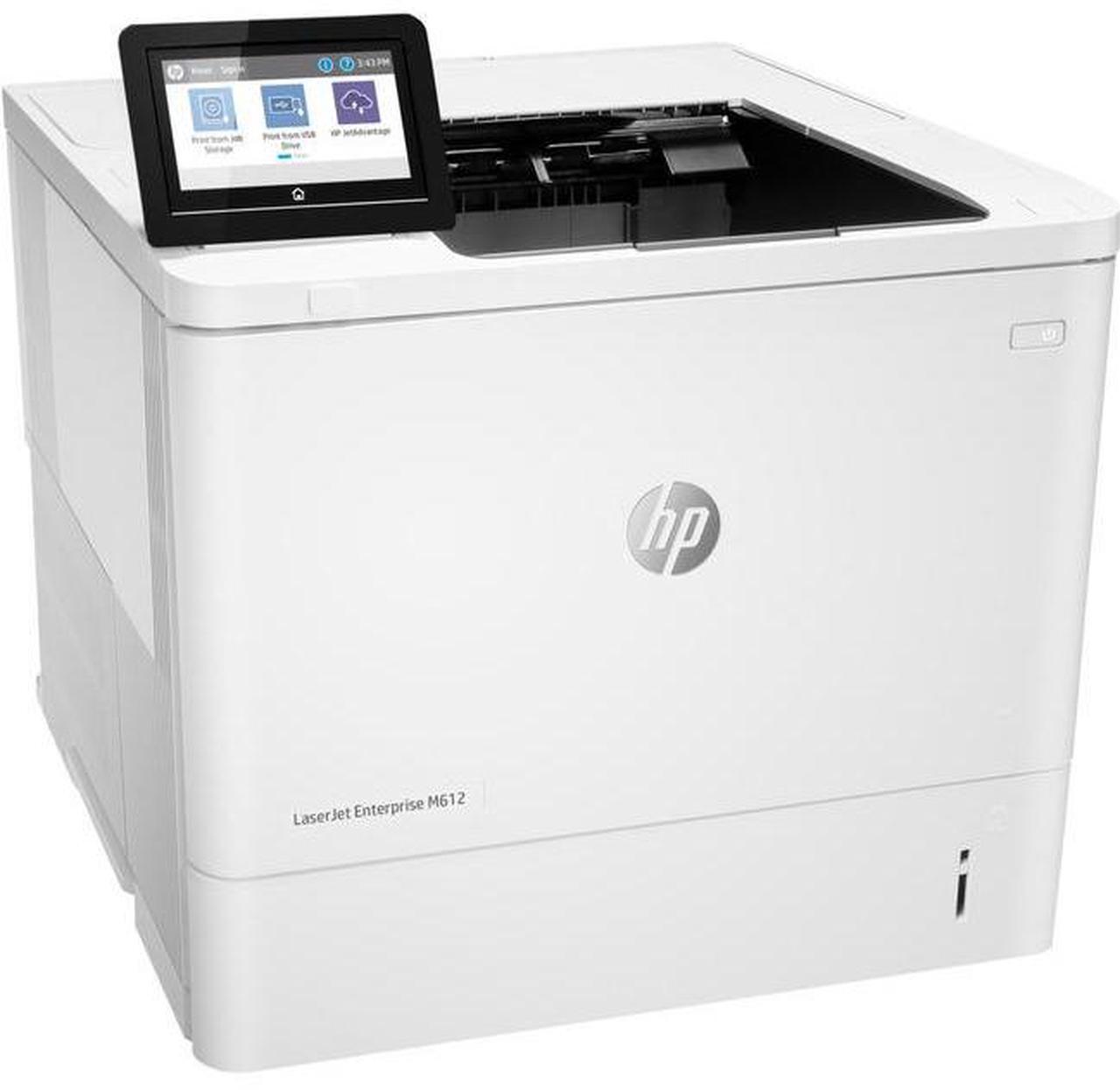 Alt view image 5 of 17 - HP LaserJet Enterprise M612dn Laser Printer, Black And White Mobile Print Up to